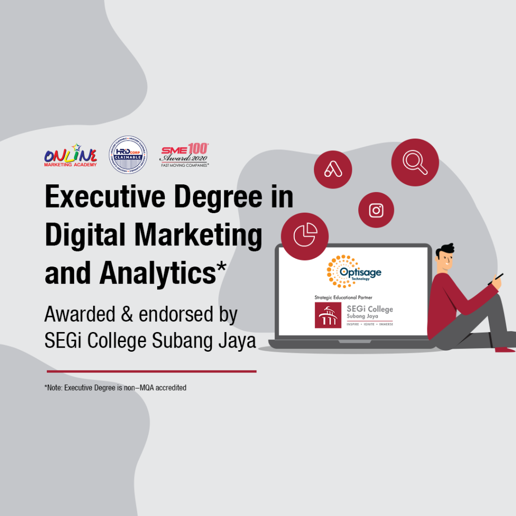 Executive Degree In Digital Marketing & Analytics | HRD Corp Digital Marketing Training in Johor Bahru