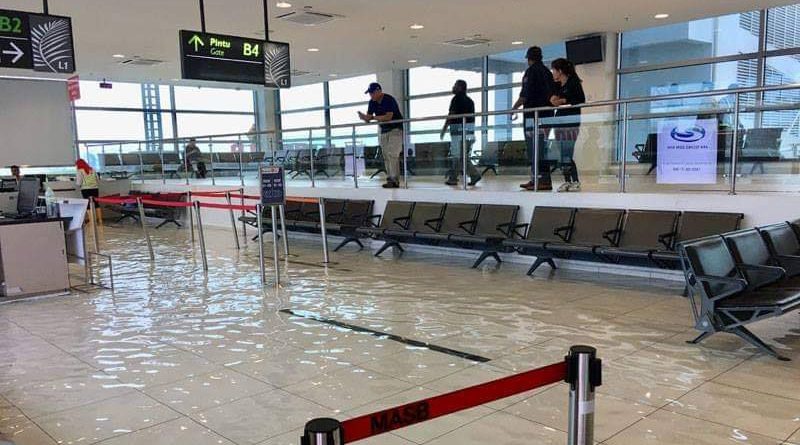 Penang airport hit by floods after heavy rain