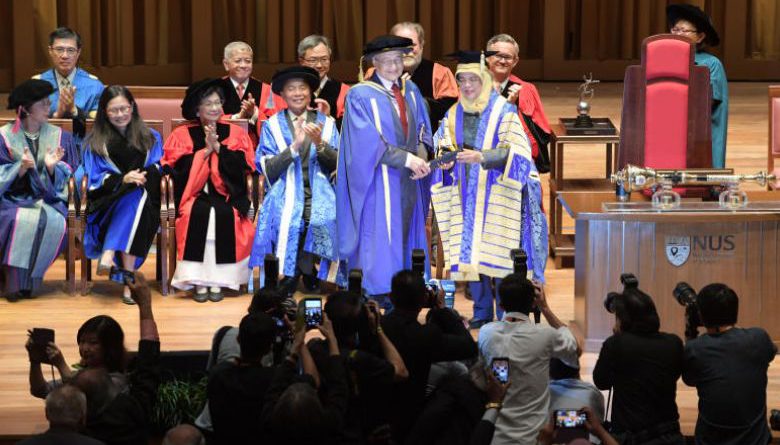 Malaysian PM Mahathir Mohamad conferred honorary doctorate by NUS