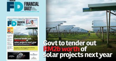 Govt to tender out RM2b worth of solar projects next year