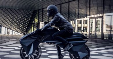 This electric motorcycle was completely printed in 3D