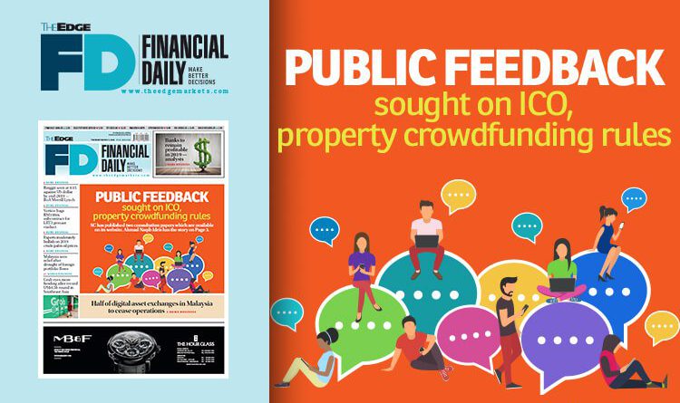 Public feedback sought on ICO, property crowdfunding rules