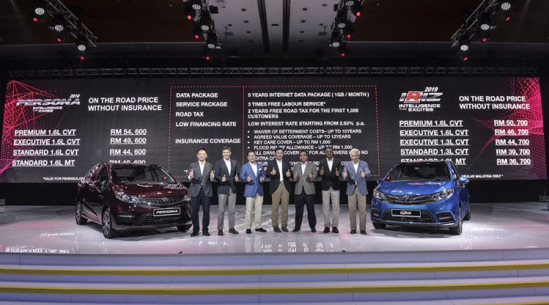 Proton unveils Persona, Iriz facelift with intelligent infotainment system