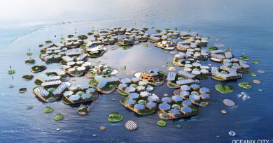 The UN just unveiled a design for a new floating city that can withstand Category 5 hurricanes