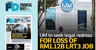 IJM to seek legal redress for loss of RM1.12b LRT3 job