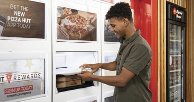 Pizza Hut is testing pizza pick-up lockers in the US