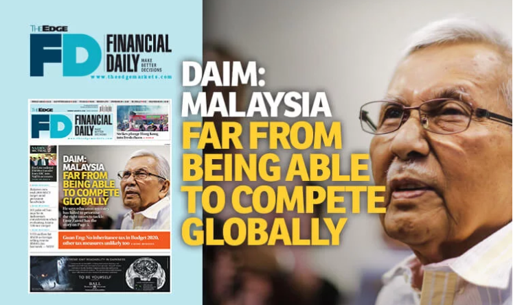 Daim: Malaysia far from being able to compete globally