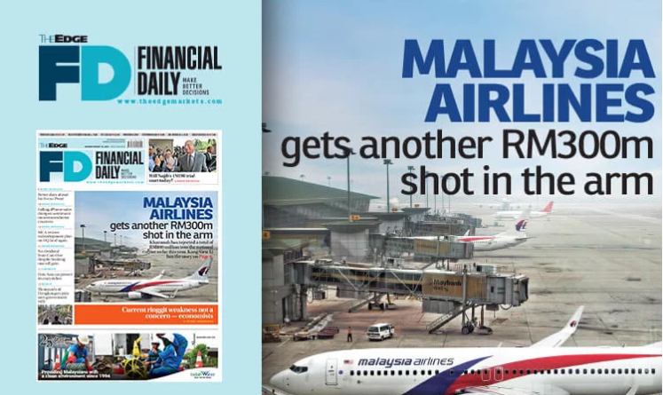 Malaysia Airlines gets another RM300m shot in the arm
