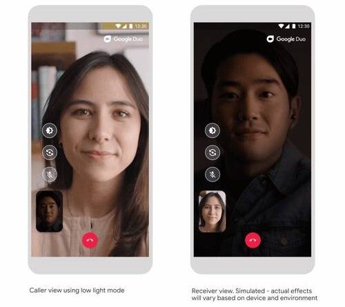 Google Duo rolls out low light mode to let videocallers see each other, even in the dark