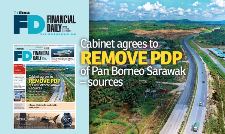 ‘Cabinet agrees to remove PDP of Pan Borneo Sarawak’