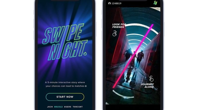 Tinder launches 'Swipe Night', an interactive, apocalyptic adventure match game