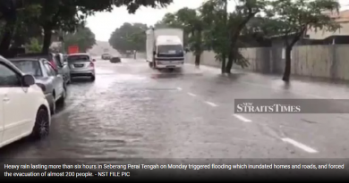 Seberang Perai hit by floods; almost 200 evacuated