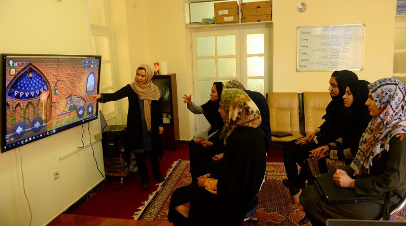 Bored of male heroes, Afghan girl coders build their own champions