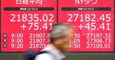Asia shares reach three-month peak as risk embraced