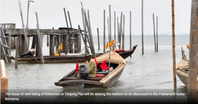 Issues involving Tanjung Piai fishermen in Dewan Rakyat today