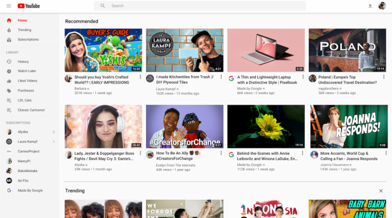 YouTube made a few subtle changes to its homepage that will now give you more control over your recommendations