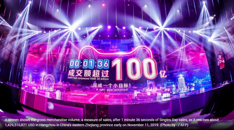 Alibaba Singles' Day sales hit RM53.8 billion in first hour
