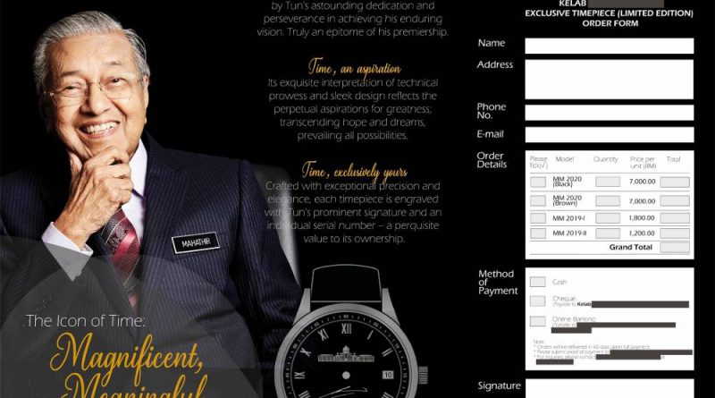 Watch out! Dr M timepieces a hoax