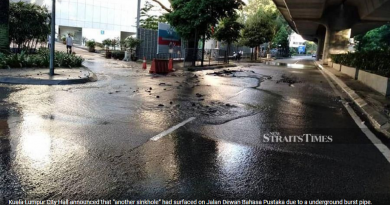 Third sinkhole appears in KL