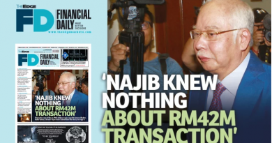 ‘Najib knew nothing about RM42m transaction’