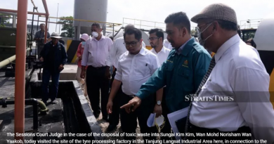 Sg Kim Kim case: Judge visits used tyre processing factory site