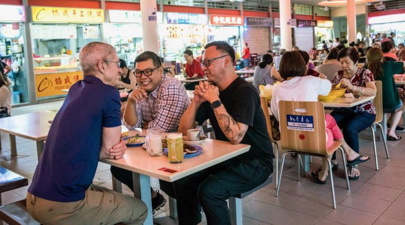Apple CEO Tim Cook given a tour of Tiong Bahru by Singapore photographers