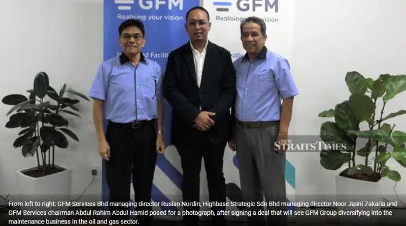 GFM diversifies into the oil and gas maintenance business