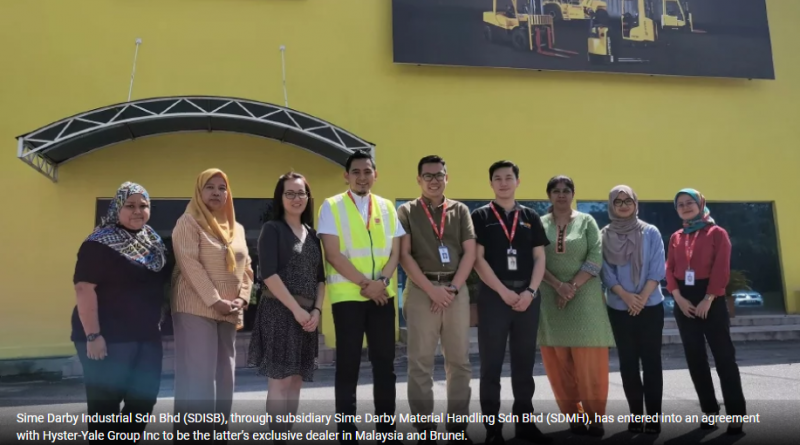 Sime Darby Material signs exclusive dealership with Hyster-Yale