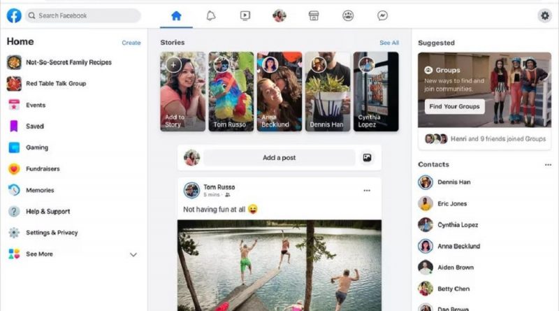 Major Facebook redesign announced last year begins rolling out