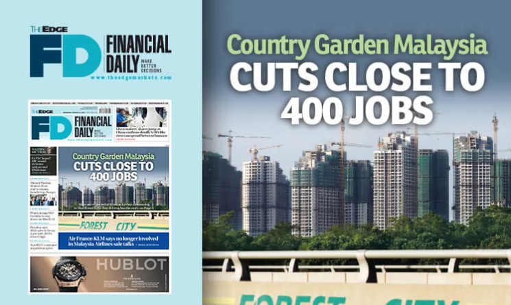 Country Garden Malaysia cuts close to 400 jobs