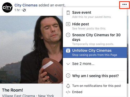 How to unfollow a page on Facebook using a computer or mobile device