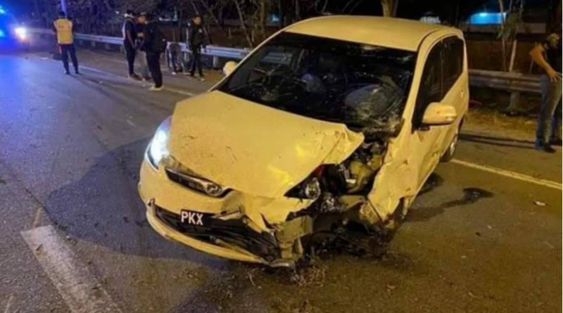 Penang drunk driver crashes car into motorcycle, killing man, injuring woman