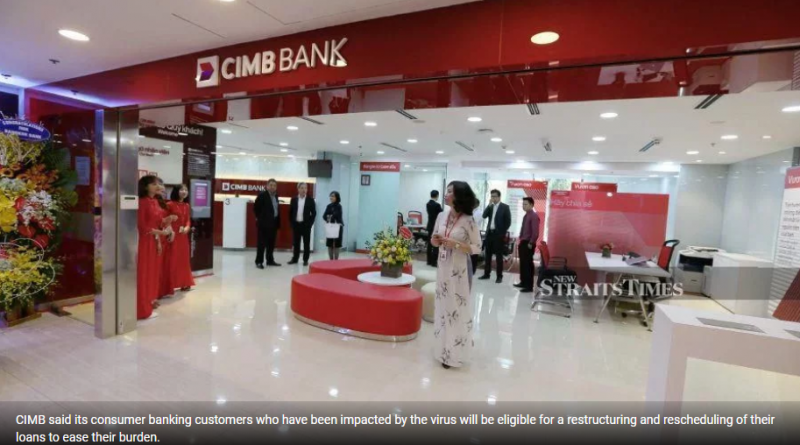 CIMB to provide various reliefs to customers affected by 2019-nCoV