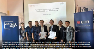 UOB Malaysia inks financing deal with Ditrolic Solar Group for solar power systems