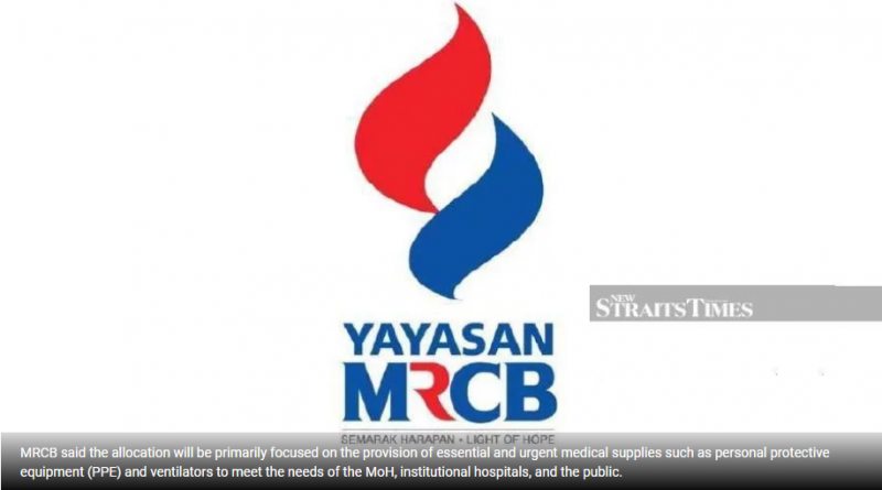 Yayasan MRCB provides RM500,000 to MoH