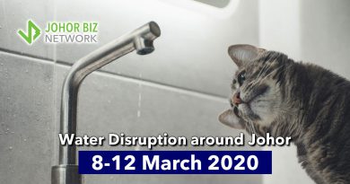 Johor Biz Network - water disruption around Johor March 2020